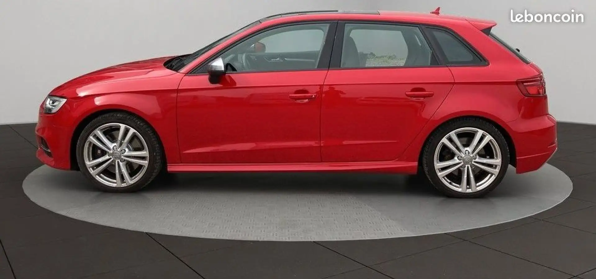 Audi S3 Sportback 2.0 TFSI quattro 310CH GPS-LED-SIEGES DIAMANT-JANTES 18-BANG & OLUFSEN-TOIT OUVRANT PANORAMIQUE Rouge - 2