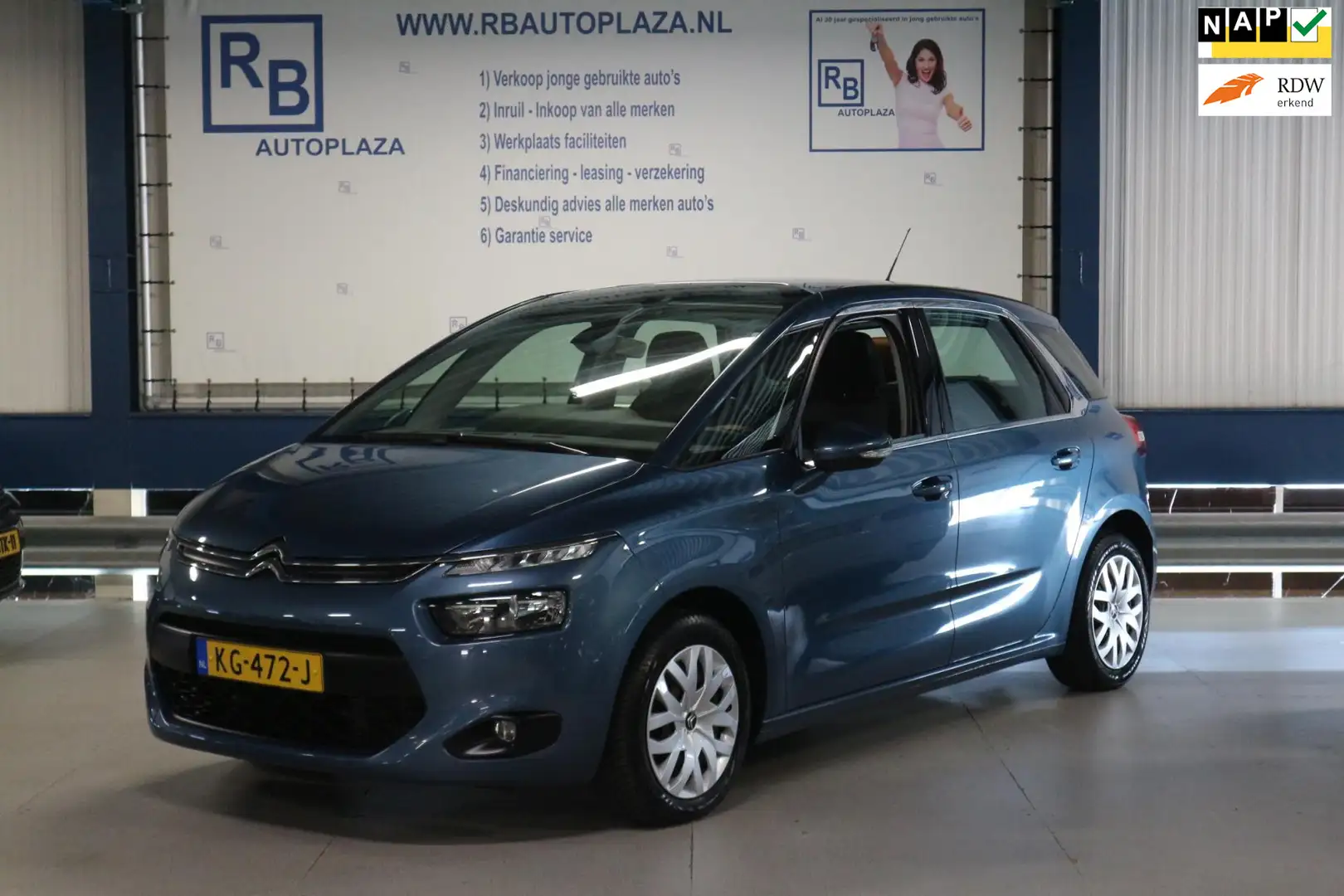 Citroen C4 Picasso 1.2 MASSAGE / CLIMA / NAP KM STAND ! Bleu - 1