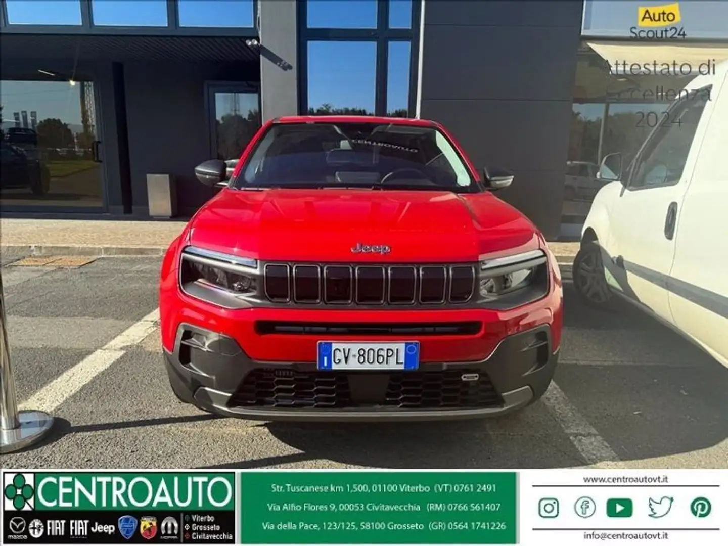 Jeep Avenger 1.2 turbo Longitude fwd 100cv Rouge - 2