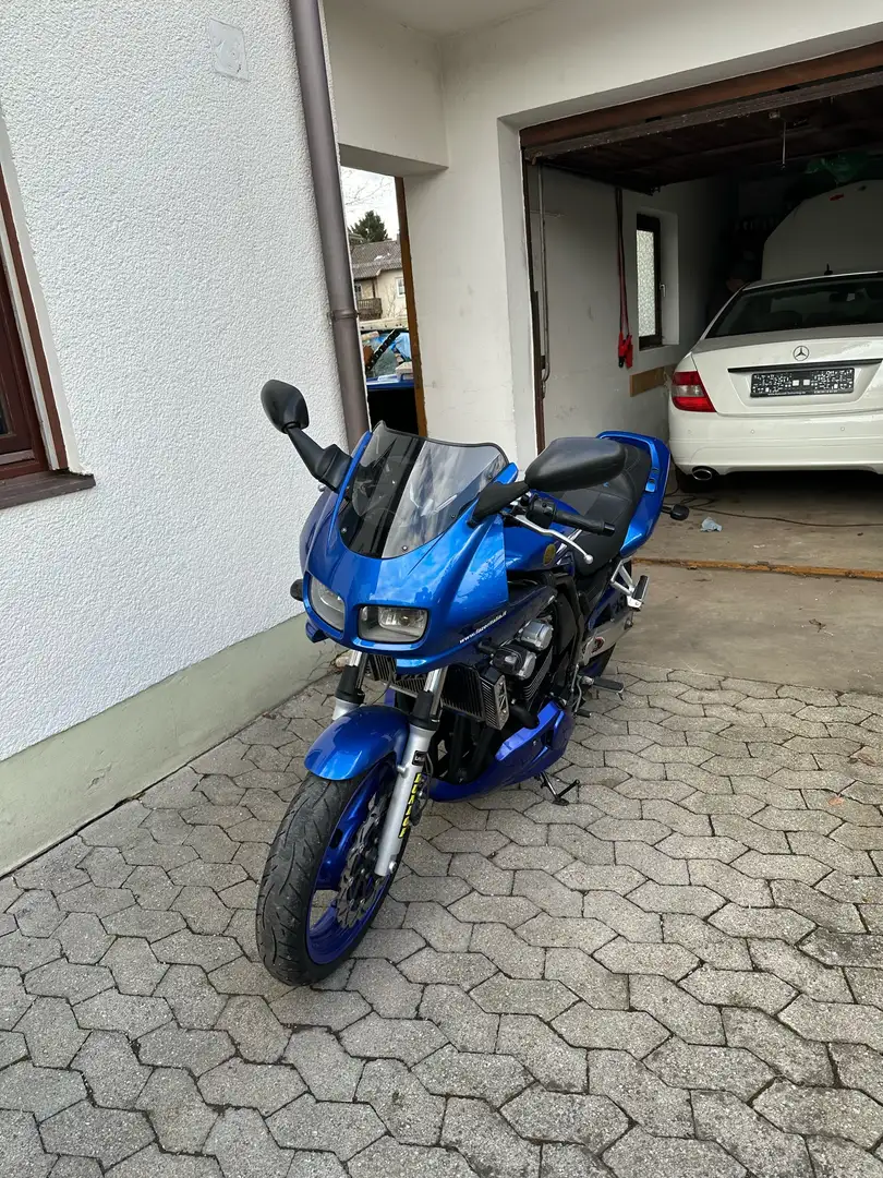 Yamaha FZS 600 Sportauspuff Blau - 1