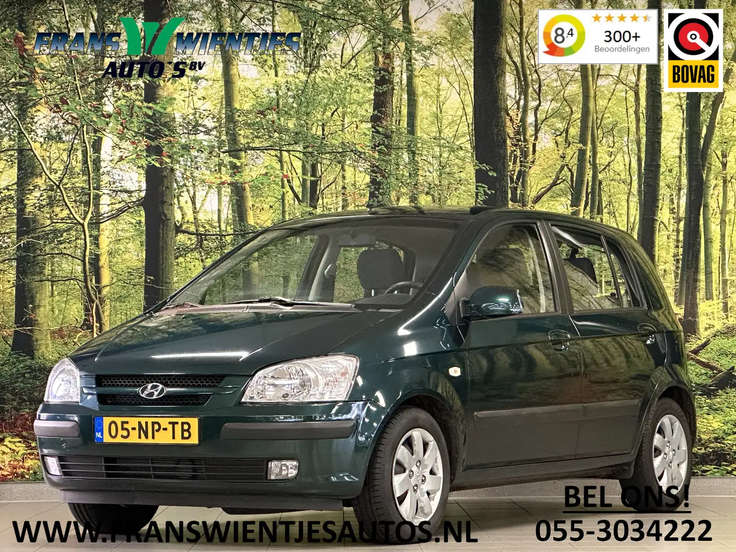 Hyundai Getz 1.6i-16V GLS | Automaat! | 5 Deurs | Origineel Ned Verde - 1