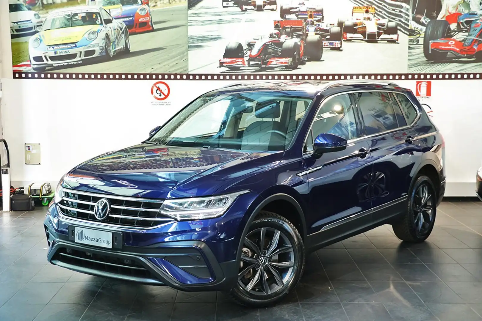 Volkswagen Tiguan Allspace 2.0 TDI SCR DSG Life - 7 POSTI/VIRTUAL/TELECAMERA Blau - 1