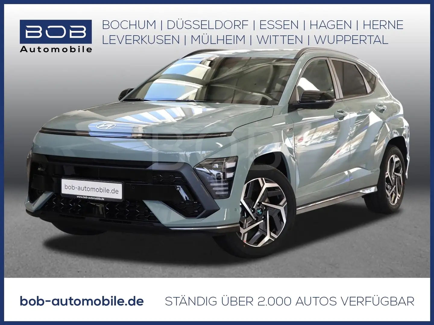 Hyundai KONA SX2 HEV 1.6 GDI 6-DCT N LINE Ultimate-Paket Зелений - 1