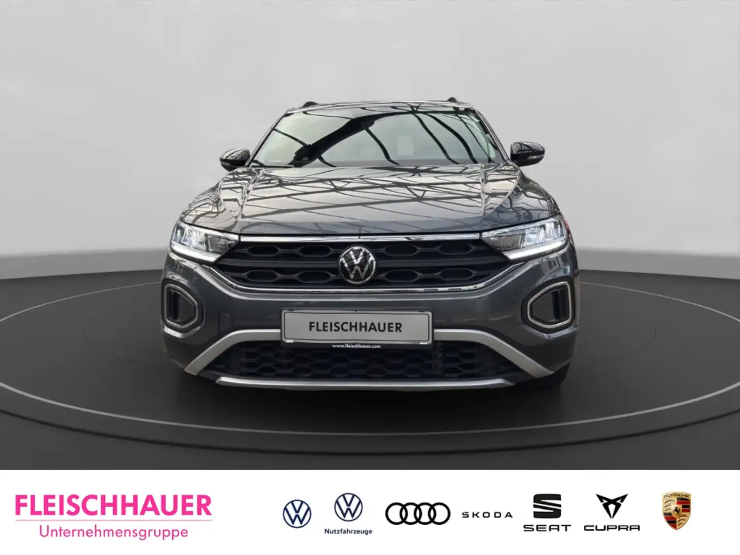 Volkswagen T-Roc Goal 1.5 TSI DSG Navi Digitales Cockpit LED ACC Ap Grau - 2
