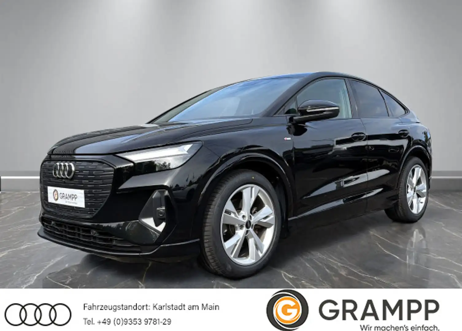 Audi Q4 e-tron 35 +S-LINE+WÄRMEPUMPE+KAMERA Noir - 1