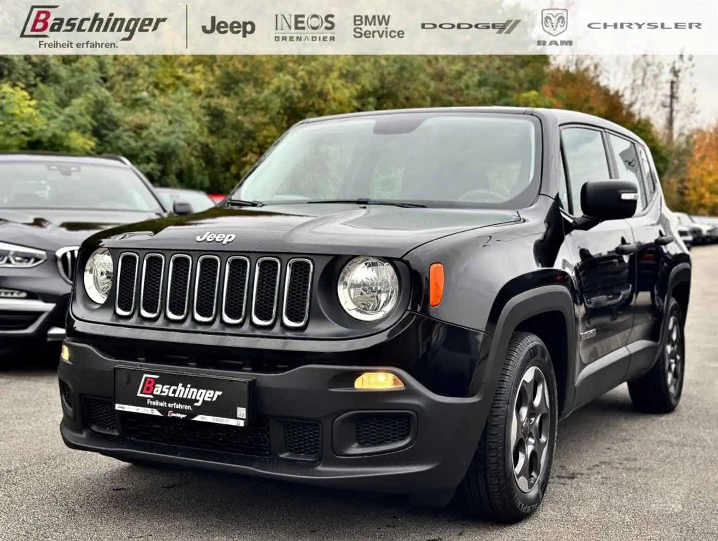 Jeep Renegade 1,6 MultiJet II 120 Sport Schwarz - 1