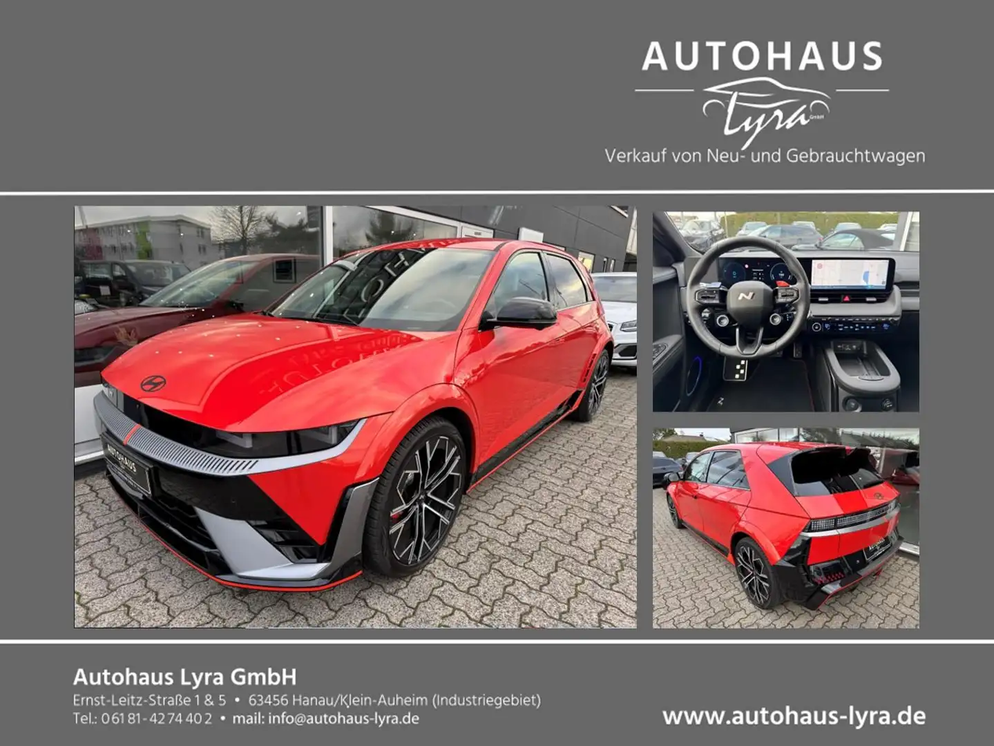 Hyundai IONIQ 5 N Performance 4WD*NAVI*LED*360°KAM* Naranja - 1