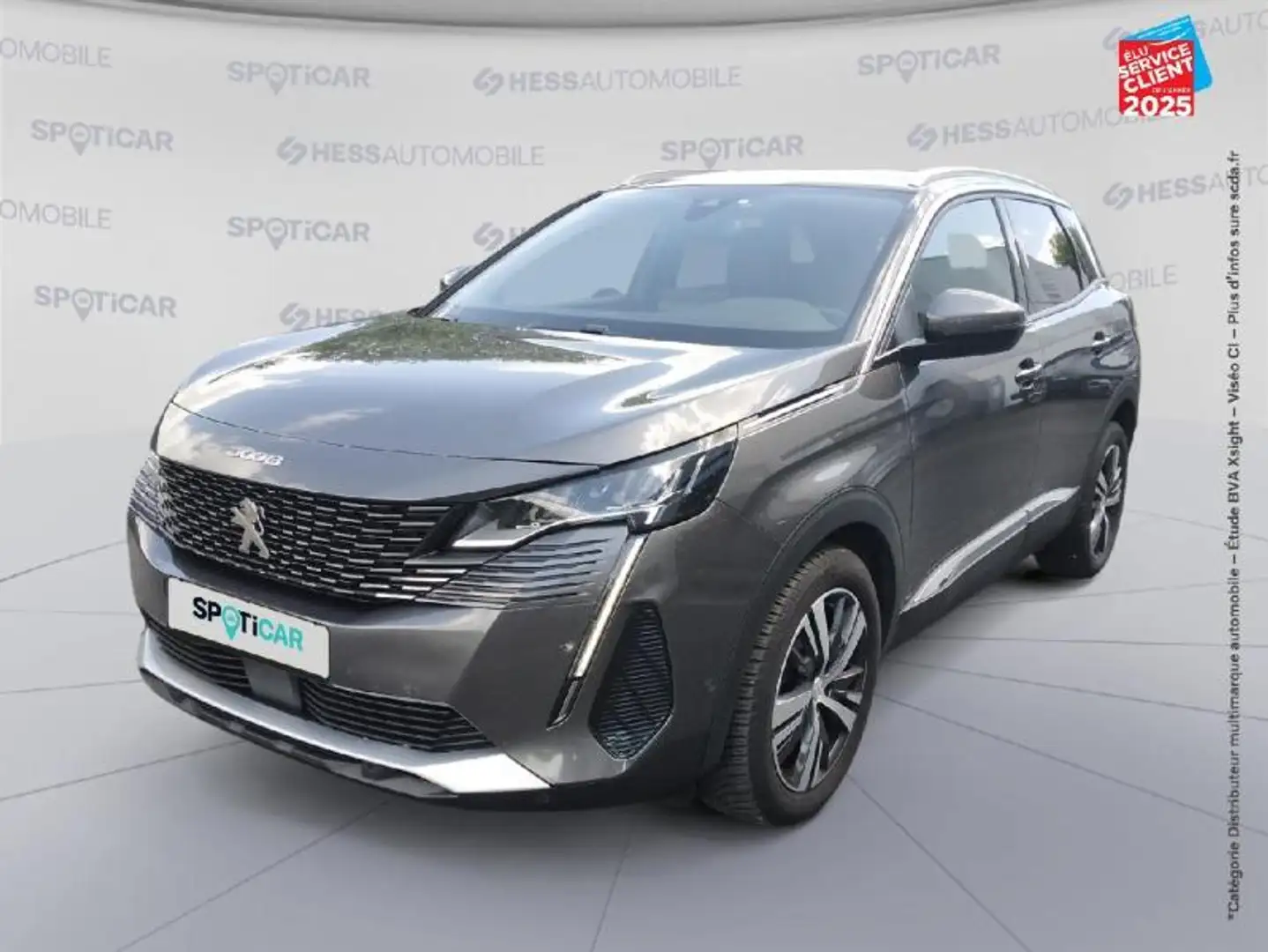Peugeot 3008 1.2 PureTech 130ch S/S Allure Pack Gris - 1