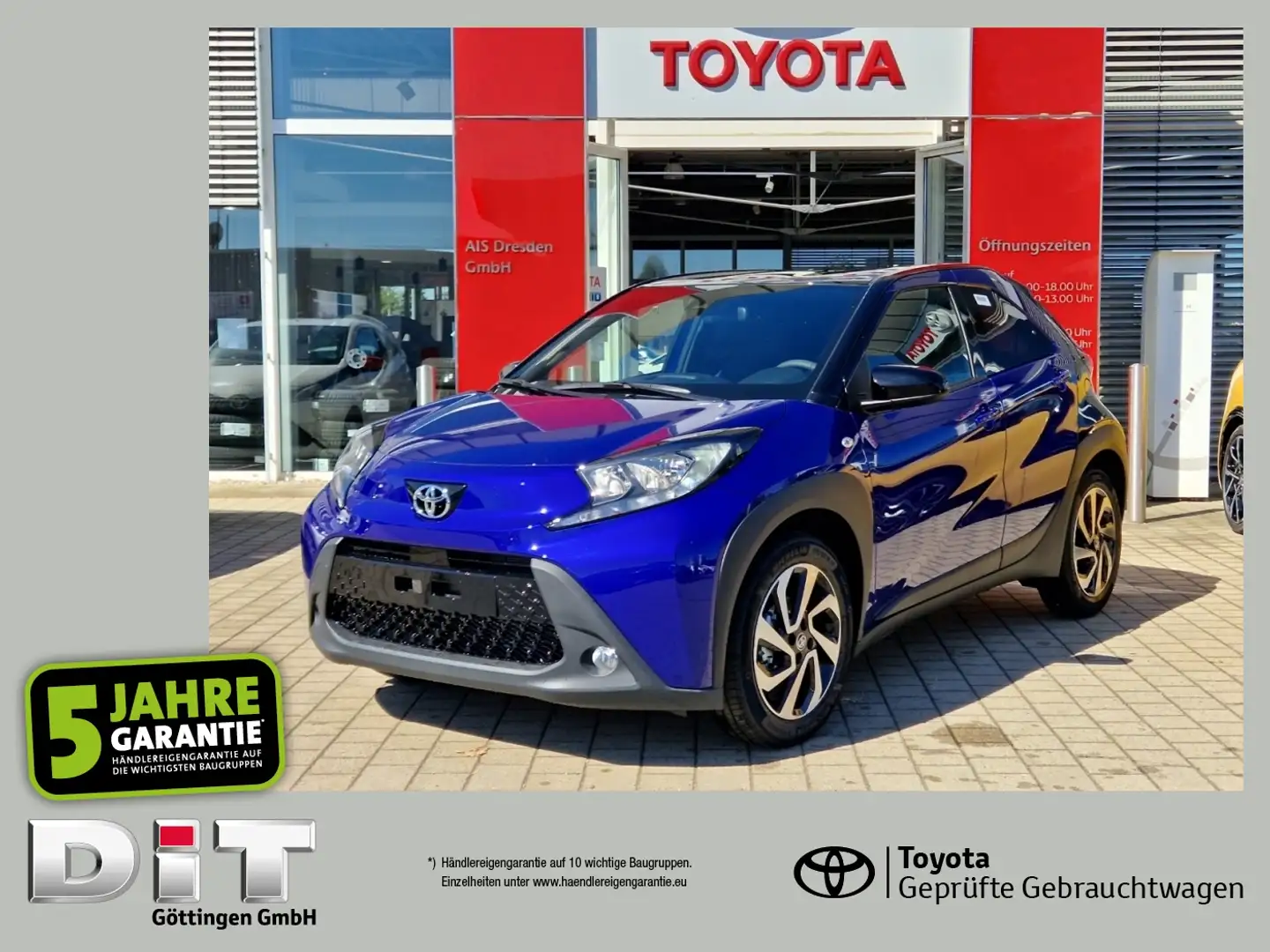 Toyota Aygo X 1.0 Teamplayer Klima, FLA SpurH KAM ACC Blu/Azzurro - 1