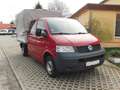 Volkswagen T5 Doppelkabine Pritsche mit Plane 1,9 TDI Rot - thumbnail 1