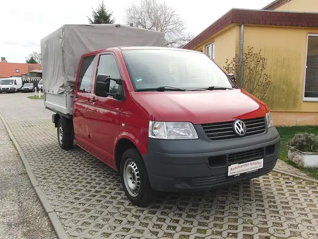 Volkswagen T5 Doppelkabine Pritsche mit Plane 1,9 TDI