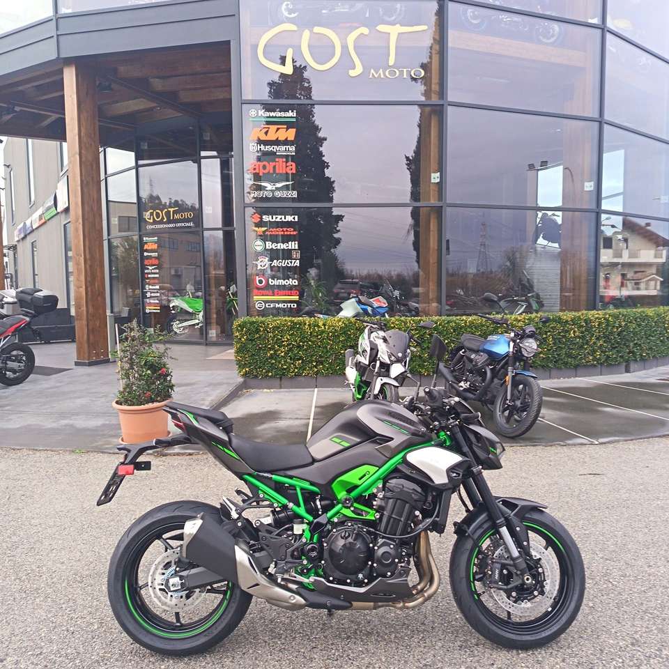Kawasaki Z 900 Gray / Black / Lime