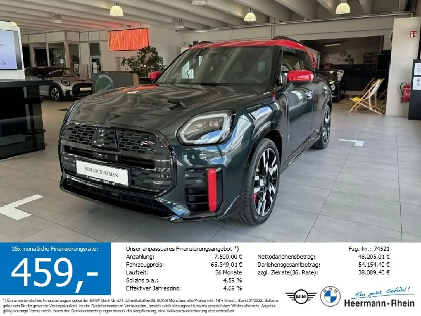 MINI One D Countryman JCW Countryman ALL4 Grau - 1