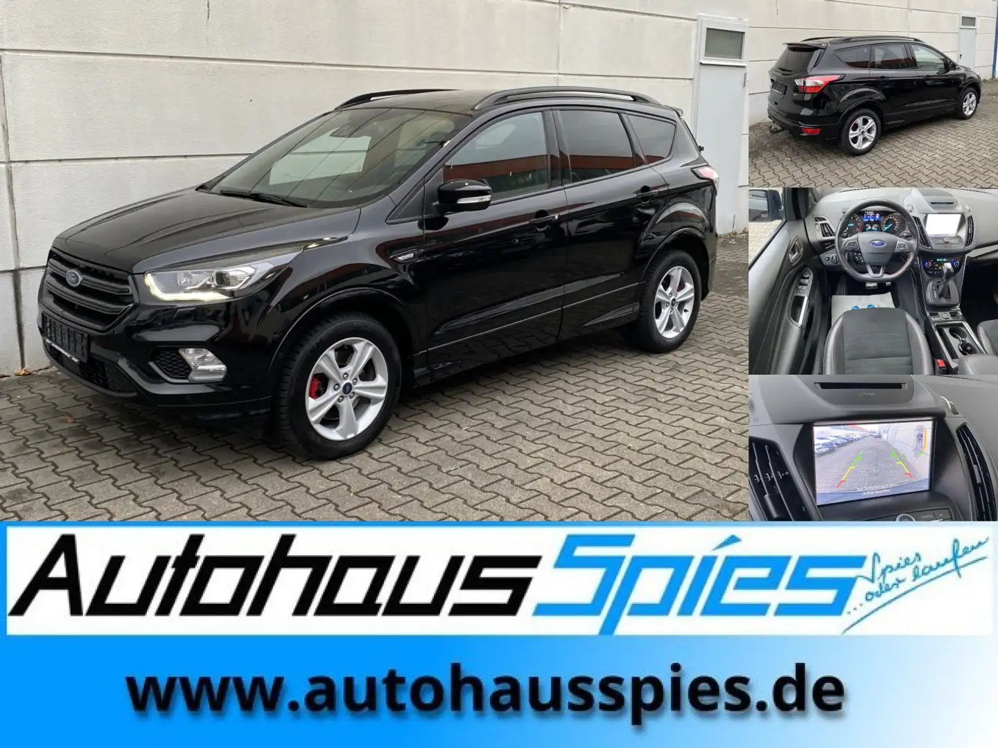 Ford Kuga 2.0 TDCi AWD ST-Line AHK Rkam TotwAss BiXen ACC el Schwarz - 1