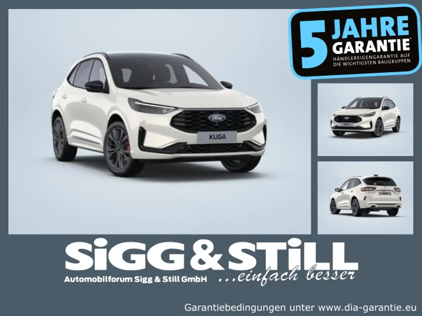 Ford Kuga Sound Edition 2.5 Hybrid 360°*B&O*LED*iACC*SHZ* Blanc - 1