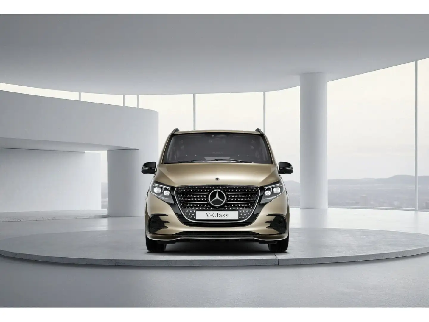 Mercedes-Benz V 300 d 4MATIC AVANTGARDE Lang *AMG*AHK*BURM* Gold - 2
