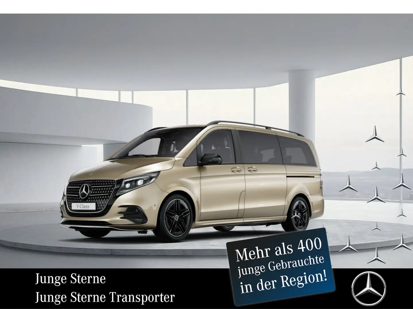 Mercedes-Benz V 300 d 4MATIC AVANTGARDE Lang *AMG*AHK*BURM* Gold - 1