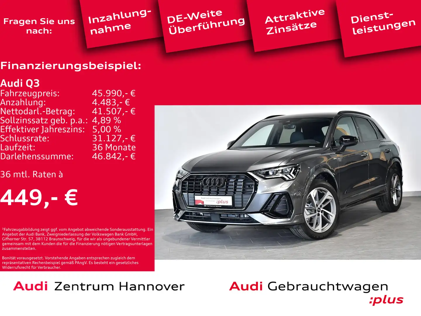 Audi Q3 35 TDI Sline S tronic Grey - 2