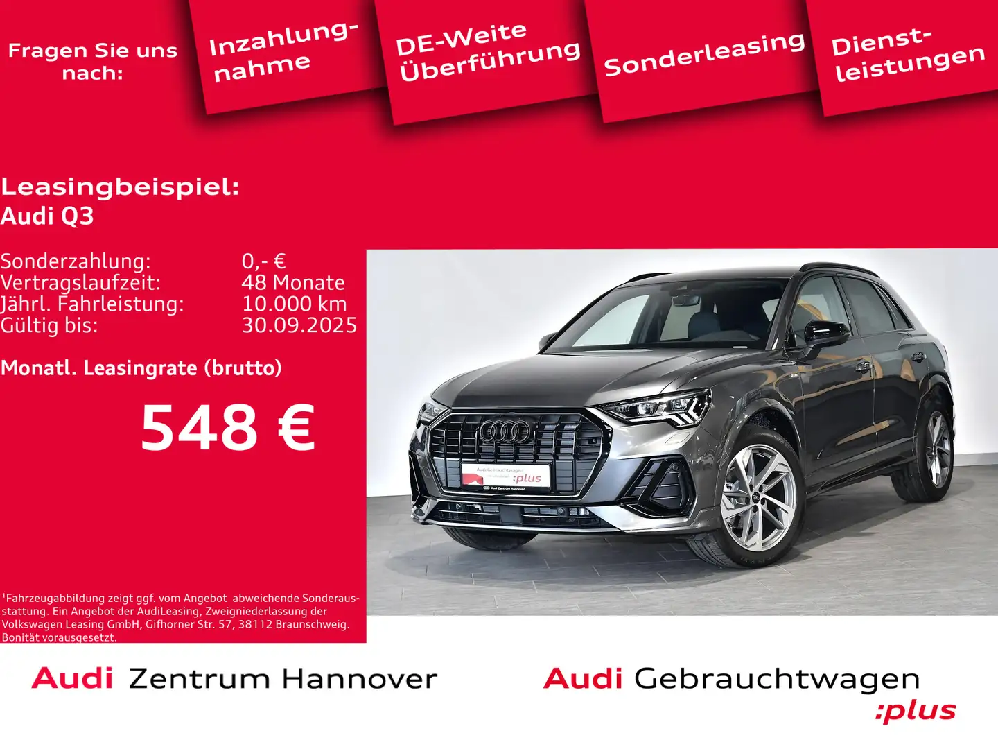 Audi Q3 35 TDI Sline S tronic Grey - 1