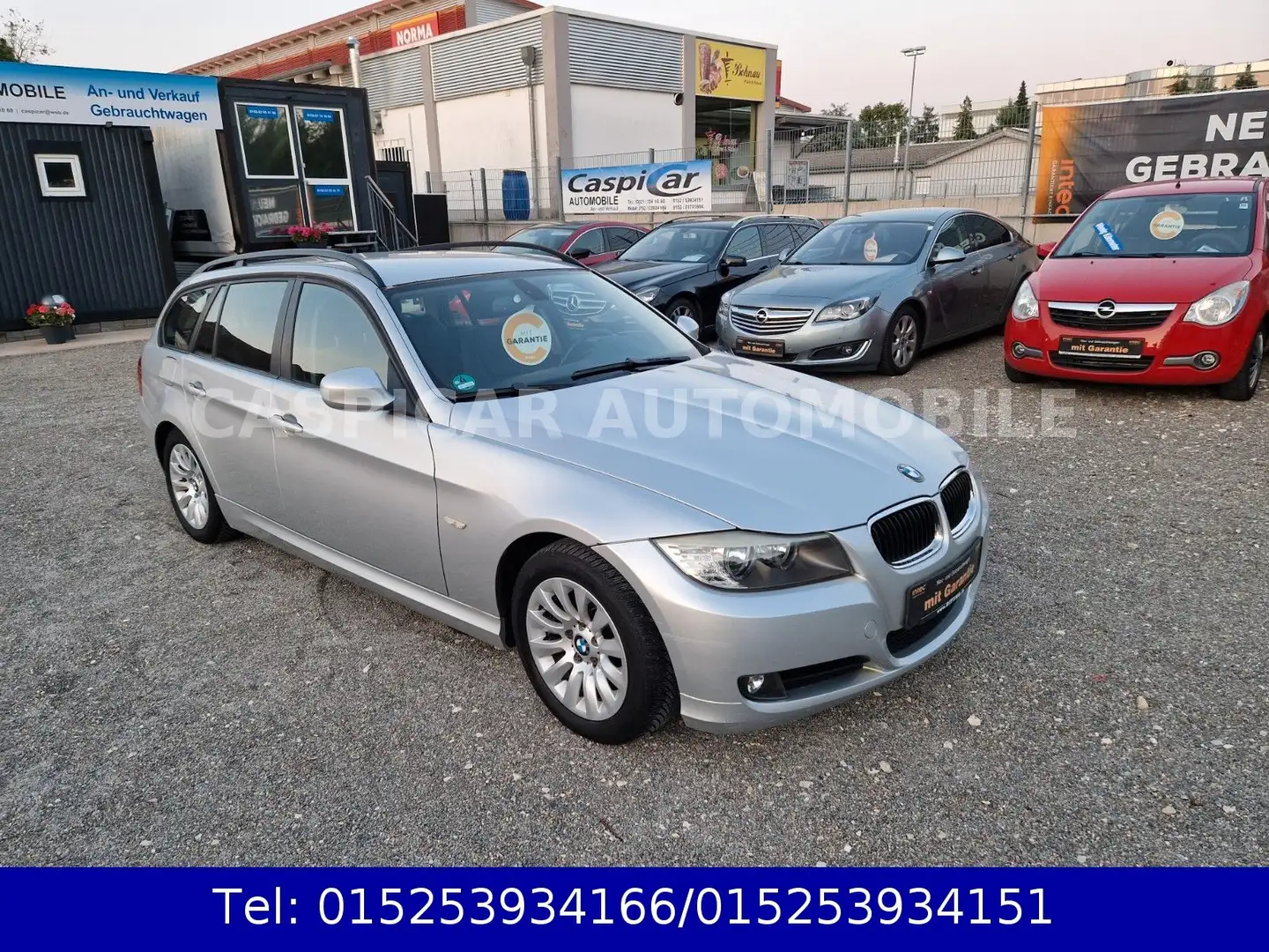BMW 318 Touring 318i,AUTOMATIK,SHZ,PDC,SCHECKHEFT .GEPF. Silber - 1