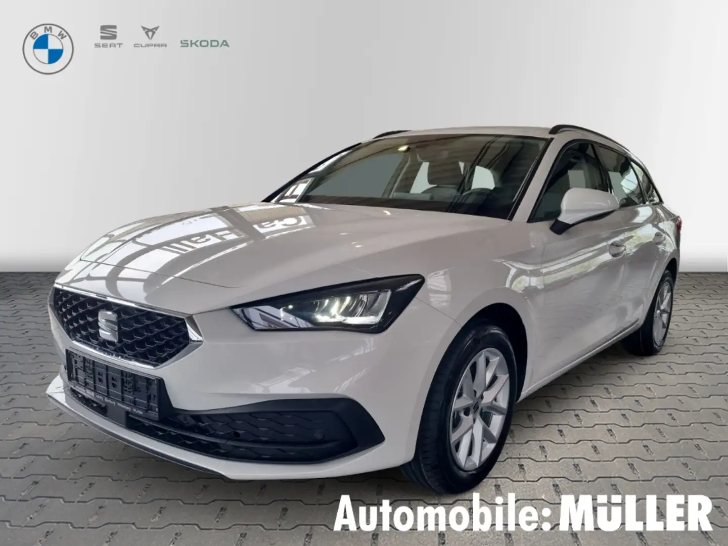 SEAT Leon Sportstourer 1.5 eTSI Style Navi Digitales Cockpi Blanc - 1