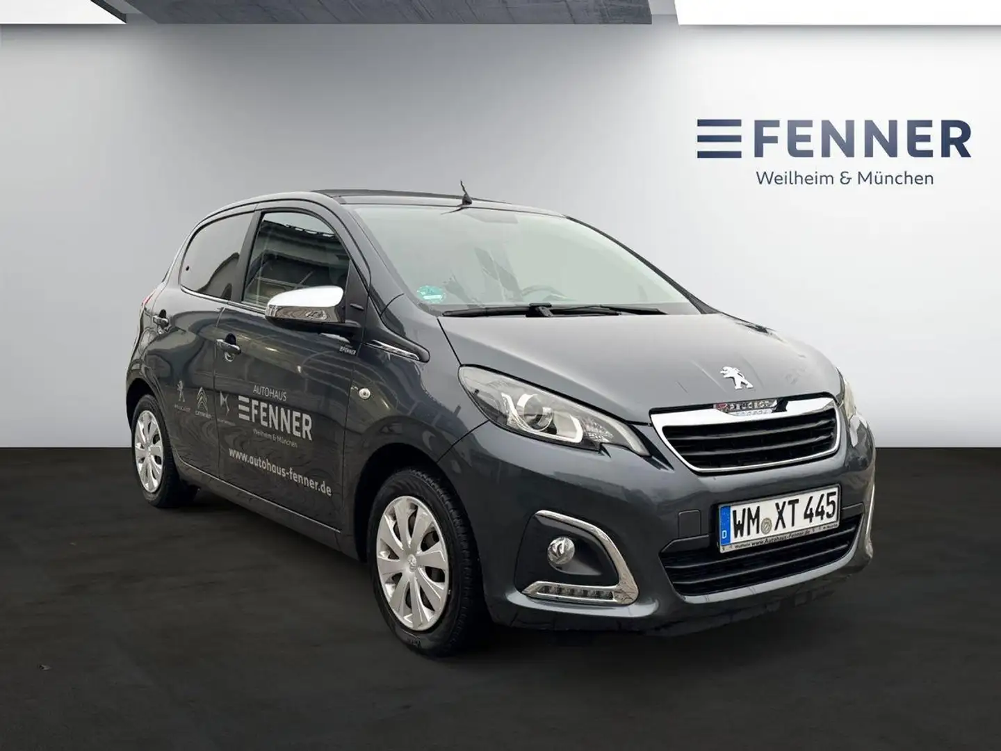 Peugeot 108 Allure + Kamera-SHZ-Faltdach Elektr. + Grau - 2