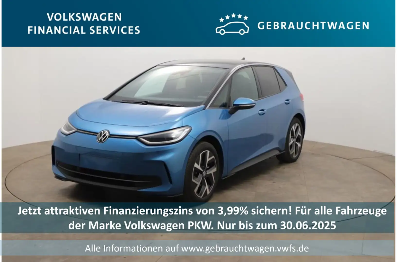 Volkswagen ID.3 Pro 150kW Pano*RFK*PDC*Tempo*Klima*SH Bleu - 1