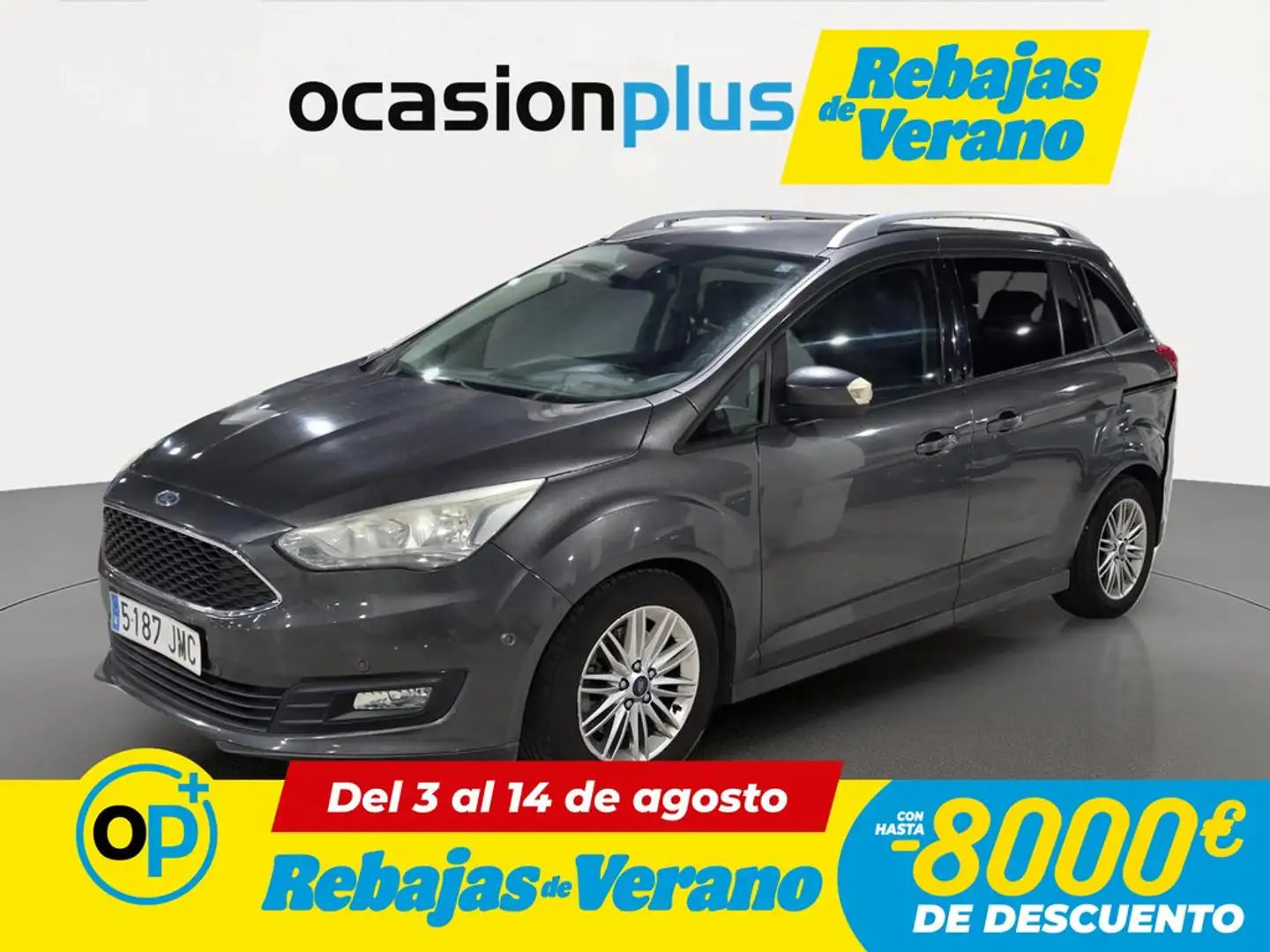 Ford Grand C-Max 1.0 Ecoboost Auto-S&S Trend 125 Gris - 1
