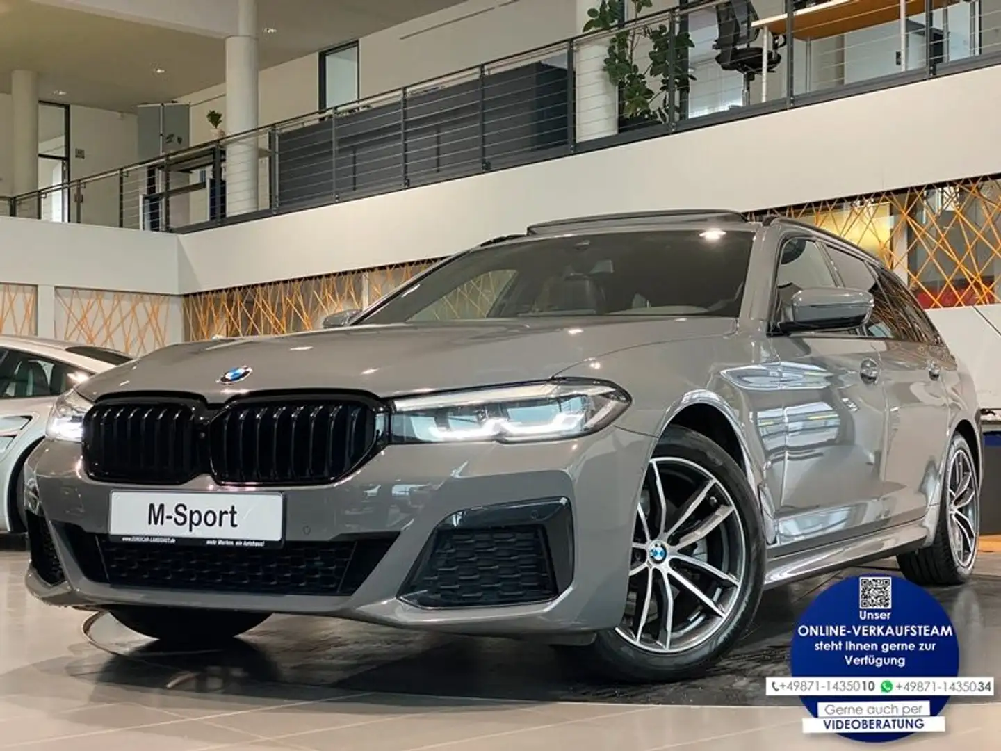 BMW 520 d xDr M-Sport CockpitProf Pano H&K DDC AHK Szürke - 1