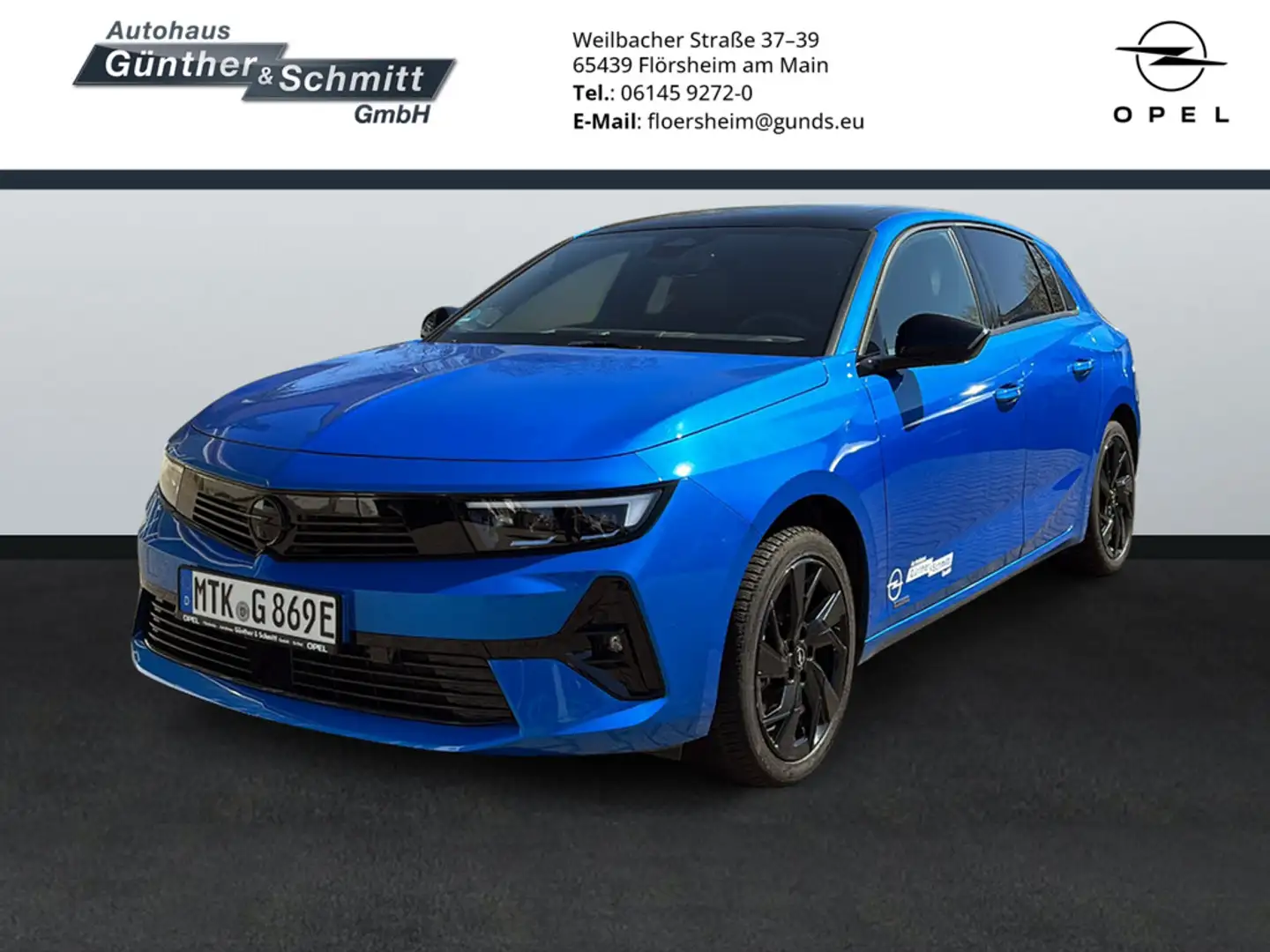 Opel Astra L Lim. 5-trg. Electric GS NAVI HUD 360° Blau - 1