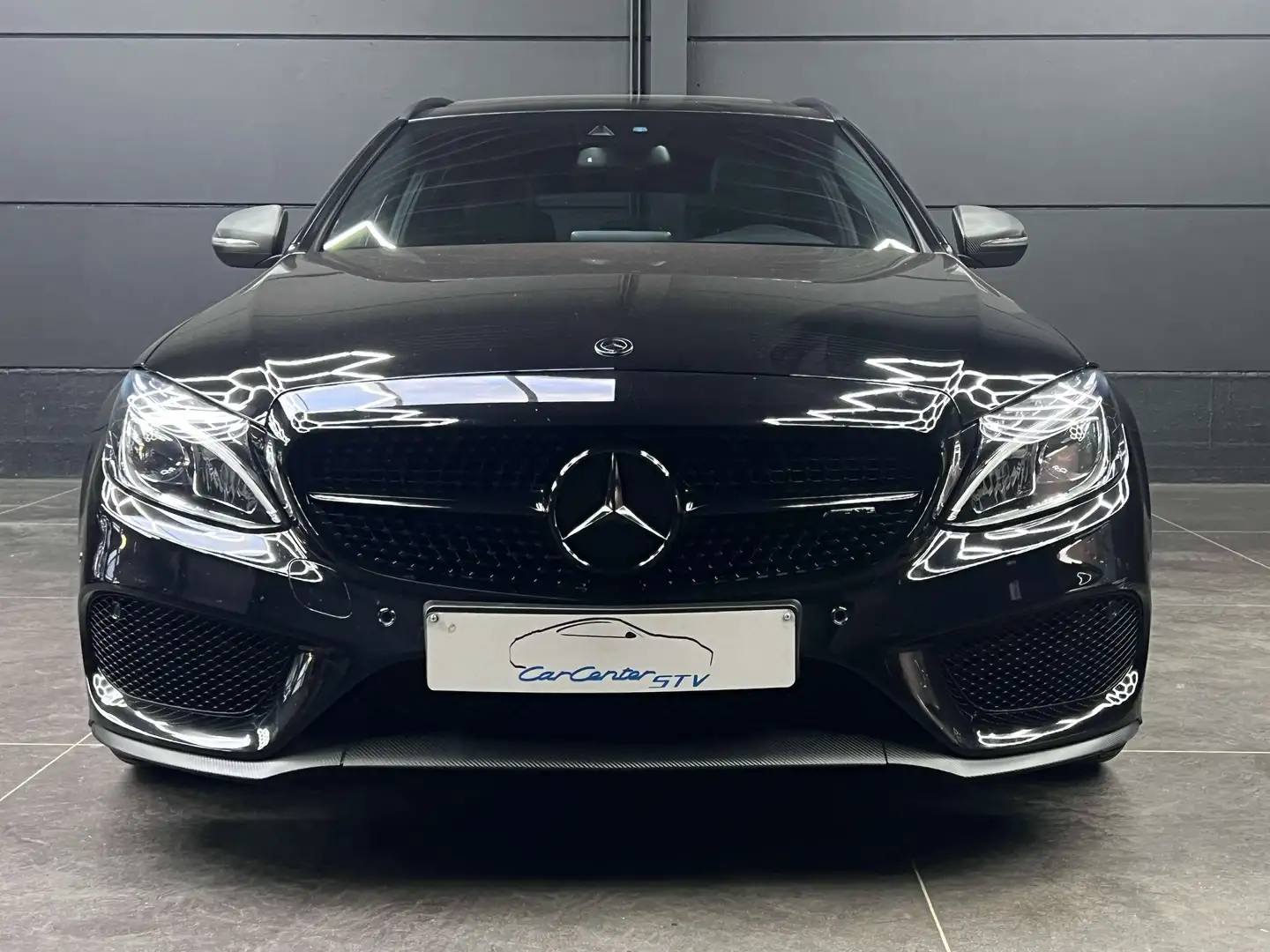 Mercedes-Benz C 43 AMG 4-Matic / Full Black / night pack / Pano dak / Noir - 1