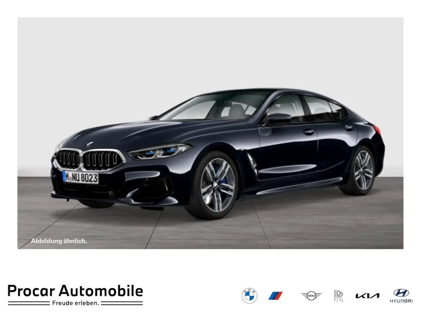 BMW 840 d xDrive Gran Coupé HUD PANO ACC 360°KAM RFK Чёрный - 1
