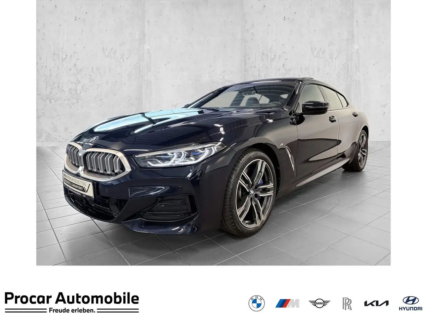 BMW 840 d xDrive Gran Coupé M Sport HUD PANO ACC 360°KAM R Schwarz - 1