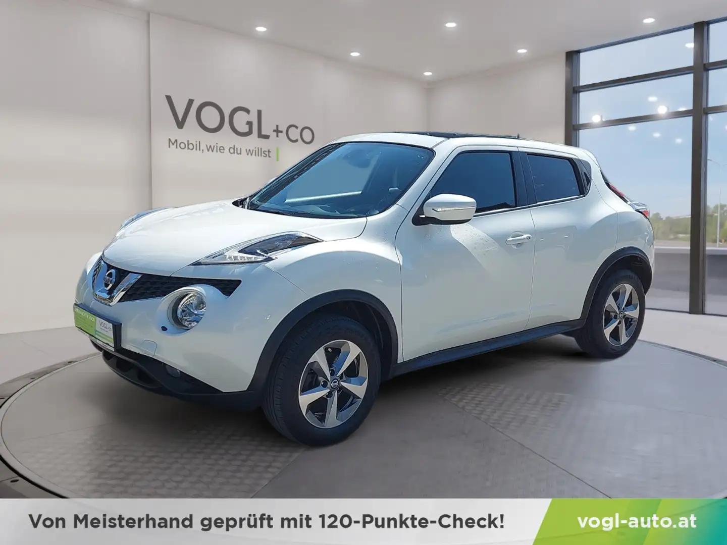 Nissan Juke 1,2 DIG-T 115PS N-Connecta Weiß - 1