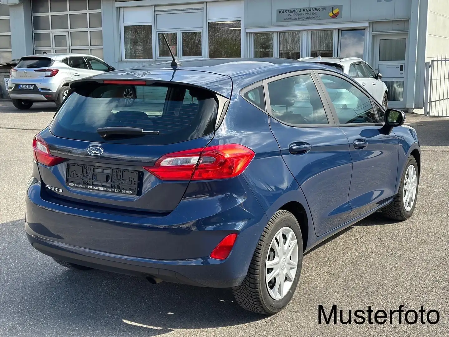 Ford Fiesta Trend 1.5 Klima 1.Hand Bleu - 2