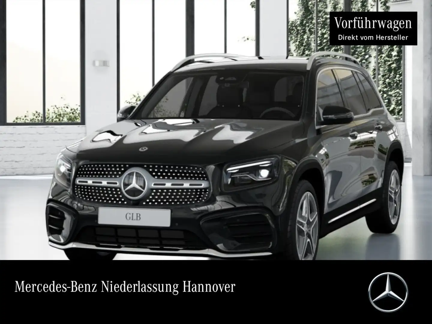 Mercedes-Benz GLB 200 AMG+360°+AHK+MULTIBEAM+TOTW+KEYLESS+7G Schwarz - 1