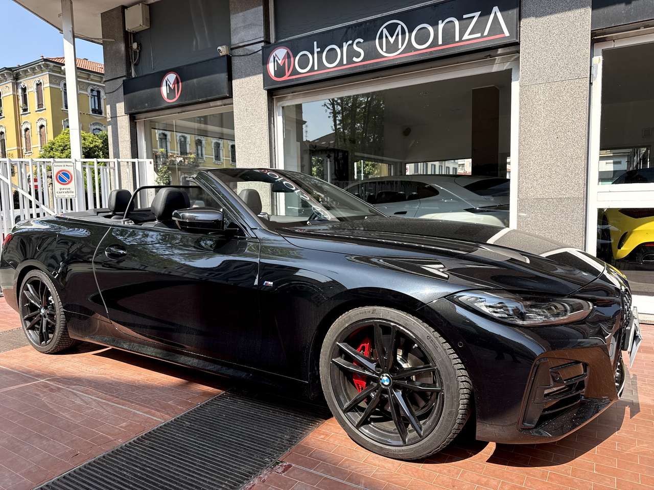 BMW 420 Serie 420d Cabrio mhev 48V Msport auto *Unico Proprietario