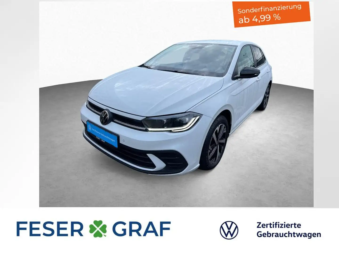 Volkswagen Polo Move 1.0 TSI 7-DSG AHK We-Connect Blanc - 1