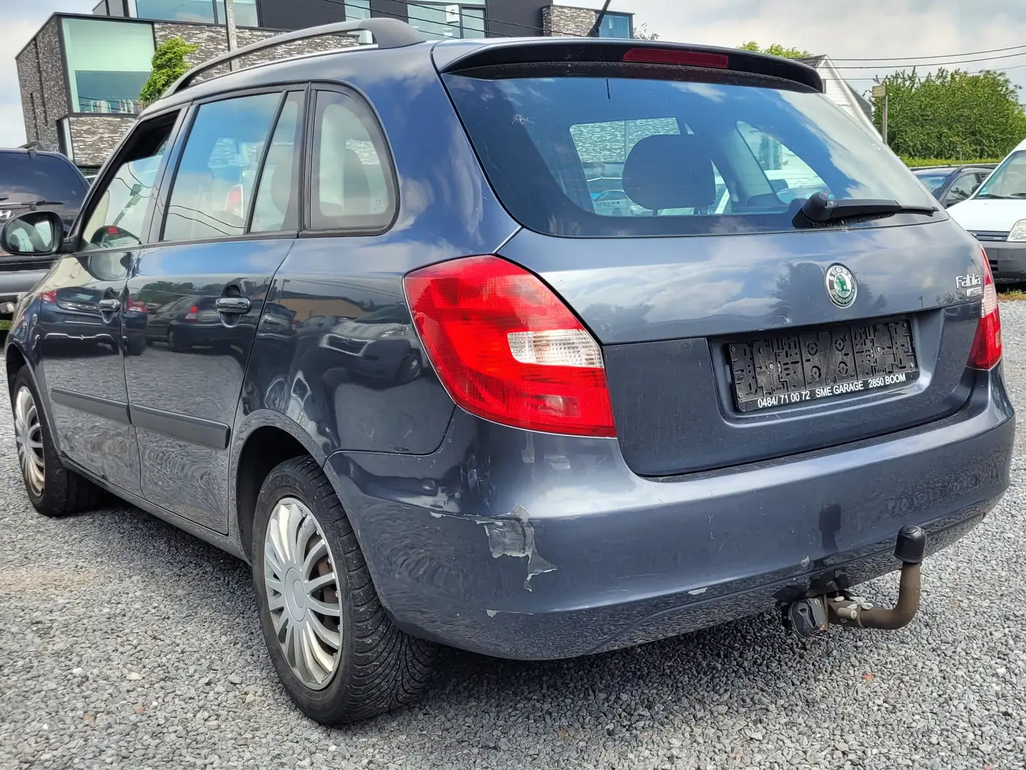 Skoda Fabia SW 1.2i AIRCO TREKHAAK 2009 !! EERST LEZEN !! Grijs - 2