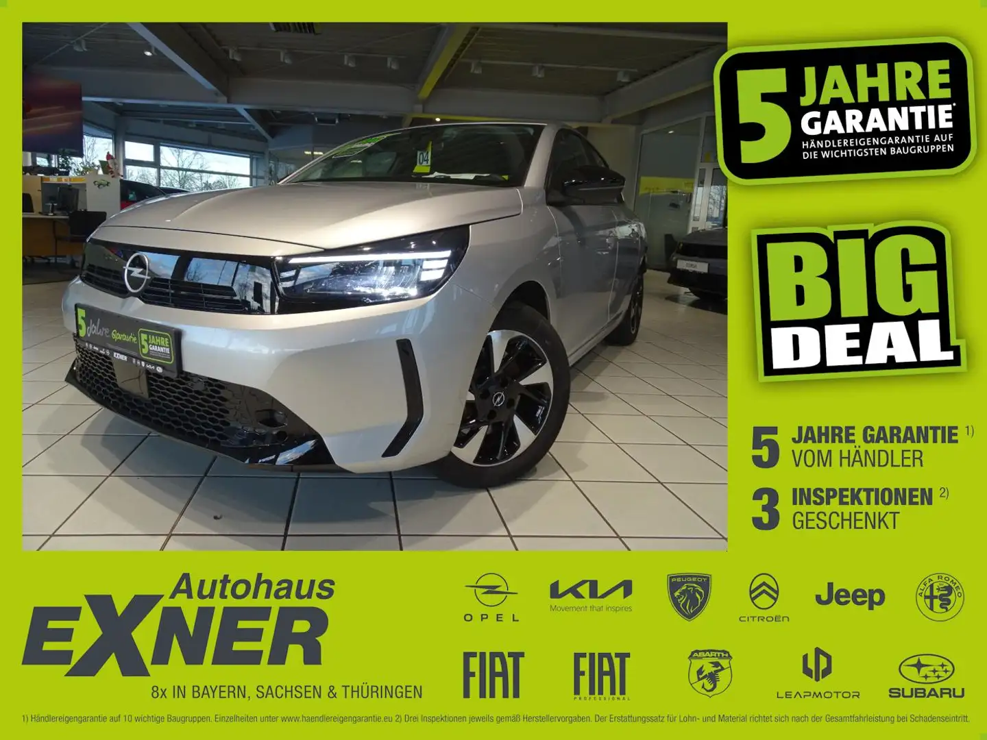 Opel Corsa-e EDITION LED+SHZ+Fernlichtass.+KlimaA+LM Grau - 1