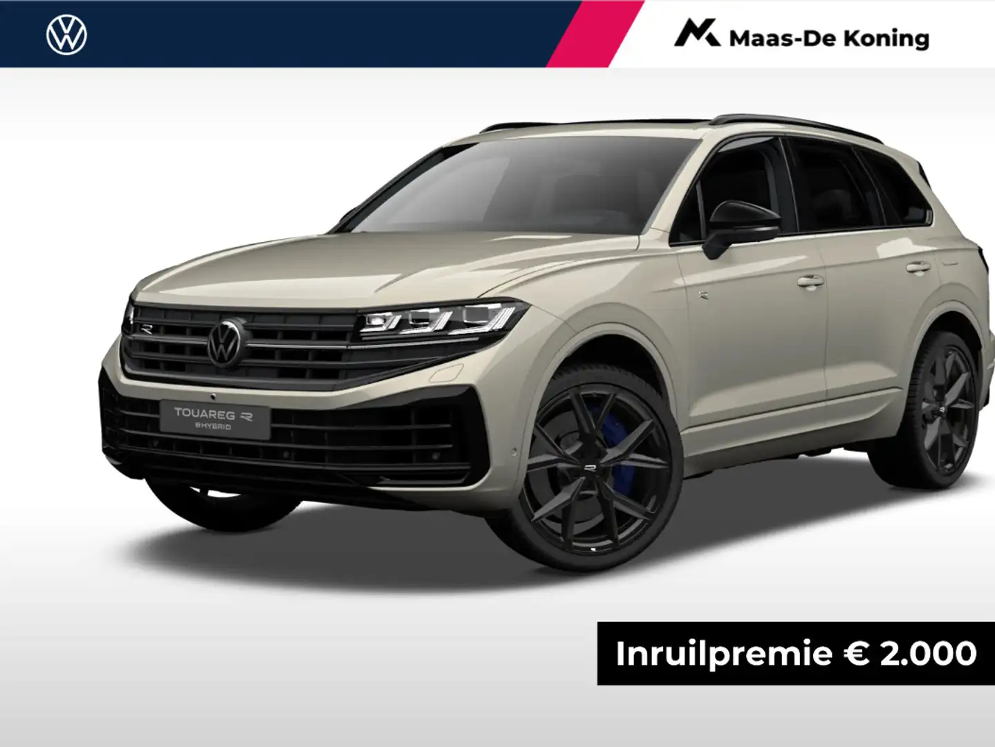 Volkswagen Touareg R Edition 3.0 eHybrid 462 pk 8 versn. · Comfort pa Beige - 1