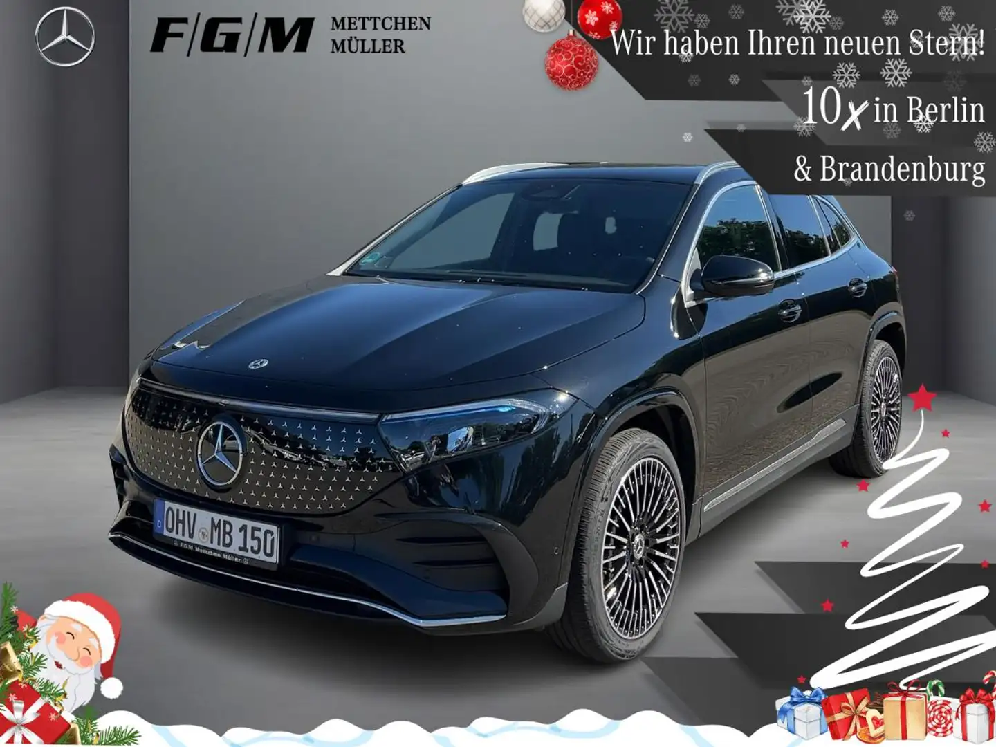 Mercedes-Benz EQA 300 4M AMG Line TWA|Sitzhz|EASY-PACK|Kam|LED Negro - 1