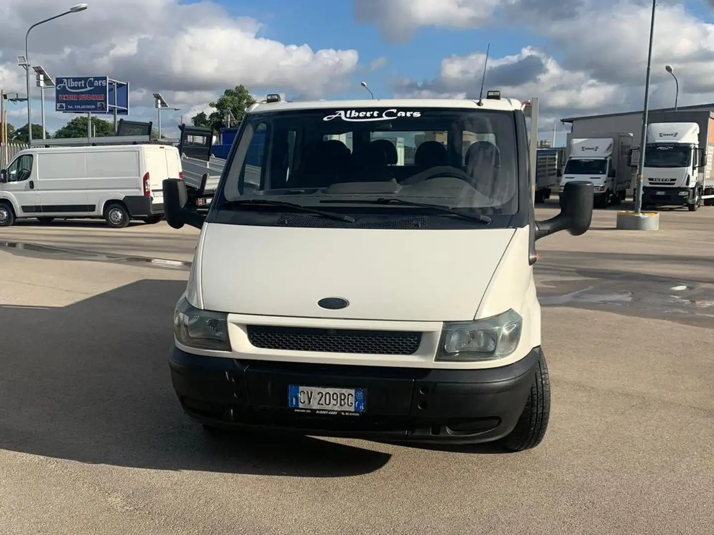 Ford Transit doppia cabina cassone fisso Bianco - 1