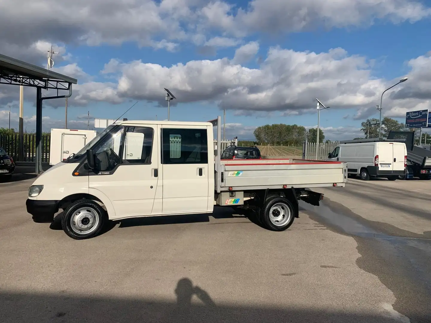 Ford Transit doppia cabina cassone fisso Bianco - 2