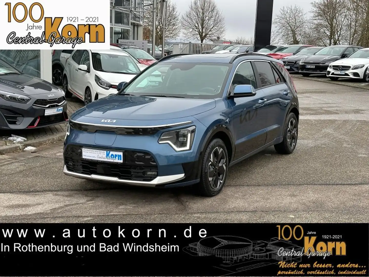 Kia Niro EV Inspiration DriveW TEC Sound GlasD HeadU Blauw - 1