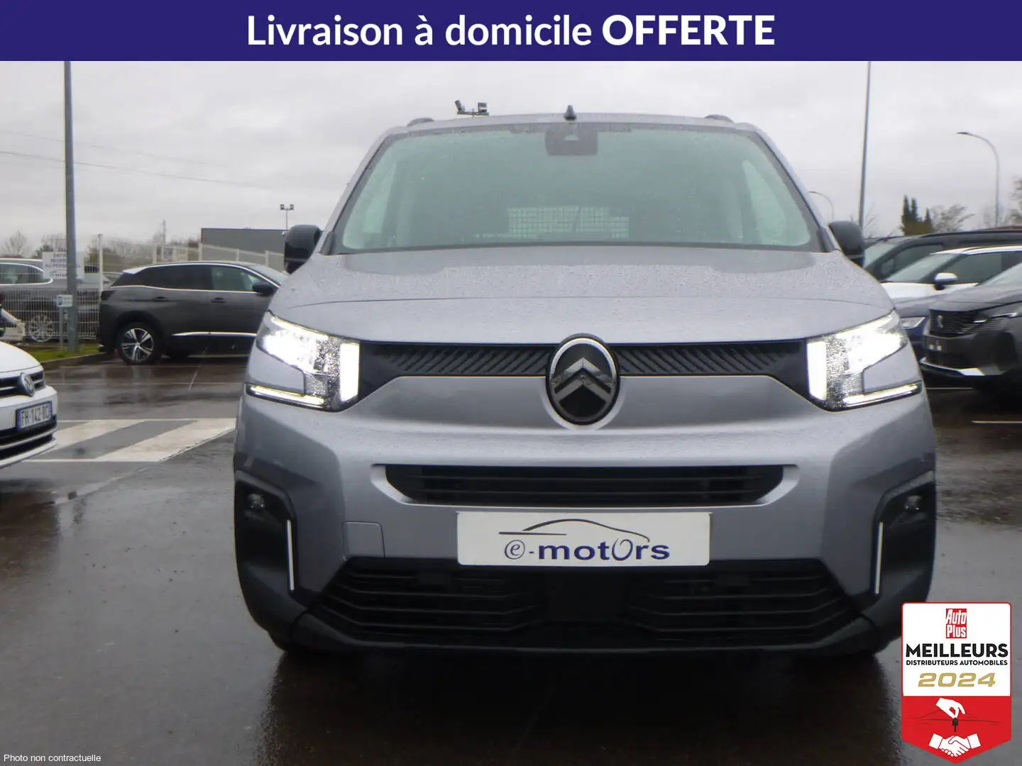 Citroen Berlingo Taille M BlueHDi 130 S\u0026S EAT8 Plus +Pack Style Gris - 2