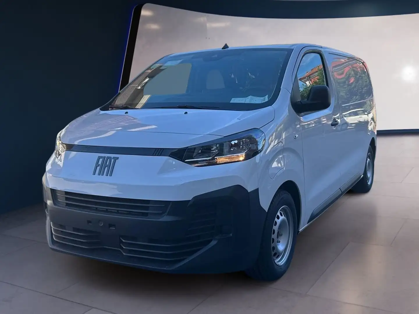 Fiat Scudo E- serie 3-van van m elettrico 100 kw- pacco batt Weiß - 1