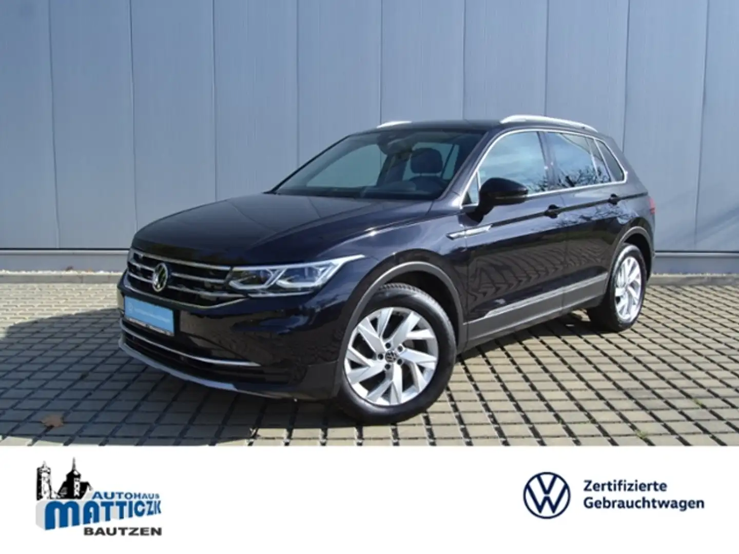 Volkswagen Tiguan 1.5 TSI DSG Elegance AHK/18-ZOLL/MATRIX/NAVI+VZE/ Schwarz - 1