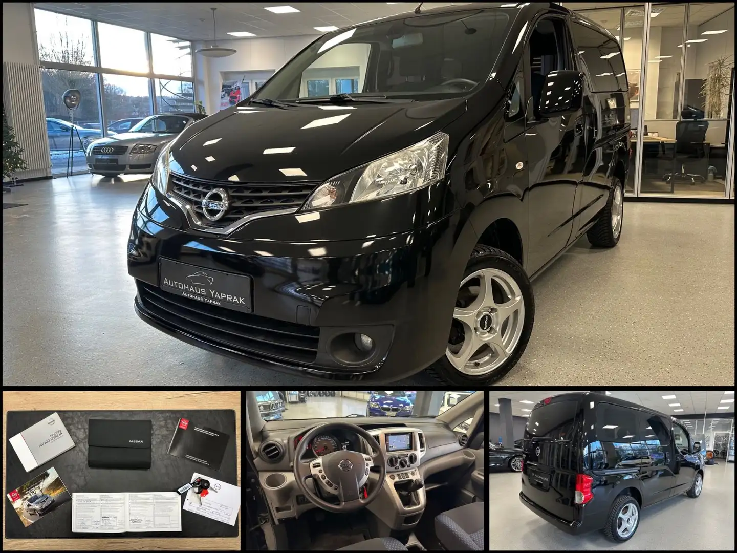 Nissan NV200 Evalia Acenta|1.HD|Navi|Kamera|Service neu Noir - 1