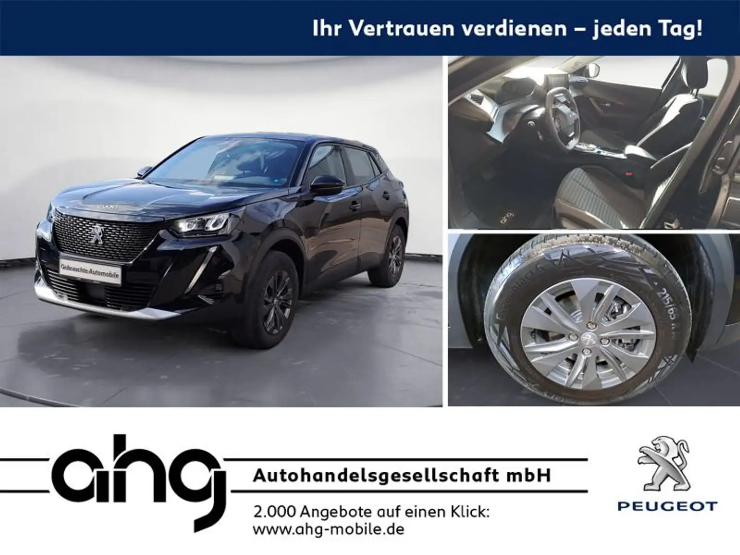 Peugeot 2008 e-2008 Active Pack 136 Noir - 1